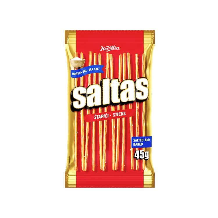 Saltas slani štapići 45 g Akcija u trgovini Bakmaz