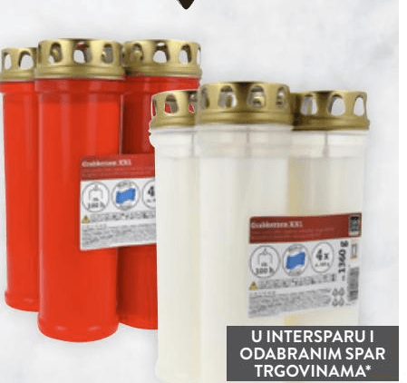 Set nadgrobnih lampiona XXL 1 set SIMPEX BASIC Akcija u trgovini Spar
