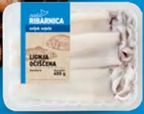 Ribarnica očišćena lignja 400 g Akcija u trgovini Lidl