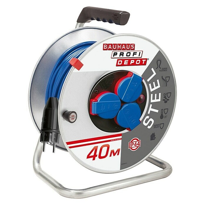 Produžni kabel na bubnju BAUHAUS PROFI DEPOT - Akcija u trgovini Bauhaus