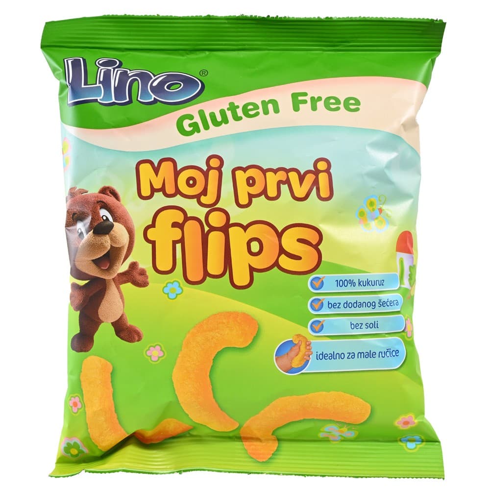 Lino kukuruzni flips 25 g Akcija u trgovini KTC