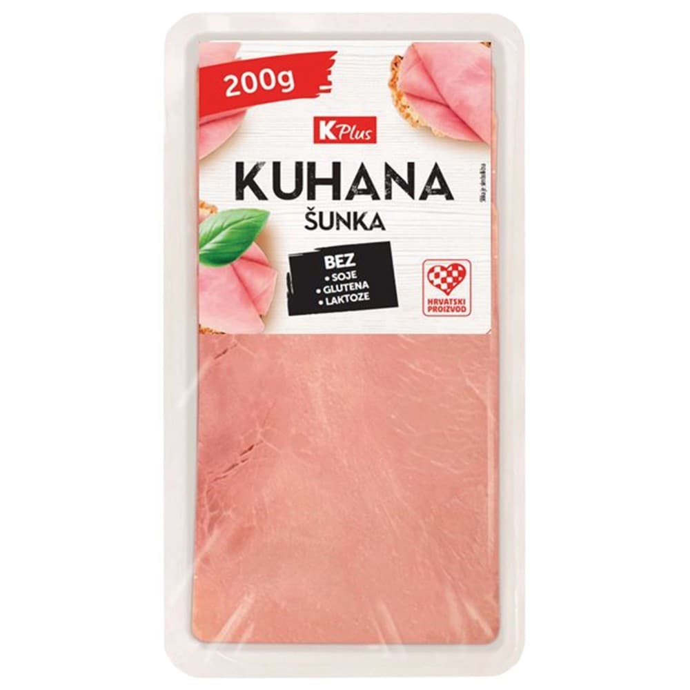 K Plus Kuhana šunka narezak 200g Akcija u trgovini Konzum
