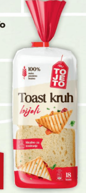 Toast kruh To Je To 330 g - Akcija u trgovini Boso