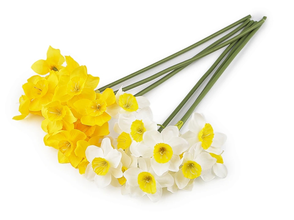 Buket narcisa umjetno cvijeće 1 kom - Akcija u trgovini Ribola