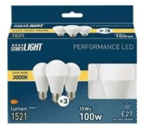 3 LED žarulje 100W 3 kom Akcija u trgovini Eurospin