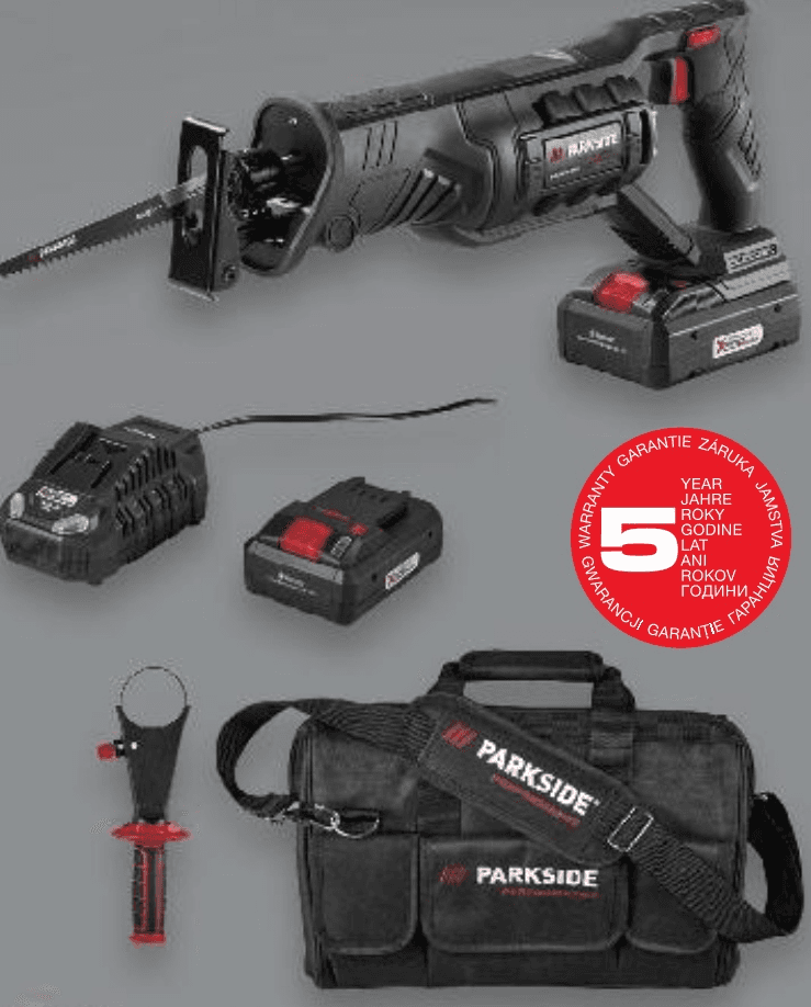 PARKSIDE PERFORMANCE® Kombinirani set alata 20 V 7-djelni set s 3 aku alata Akcija u trgovini Kaufland