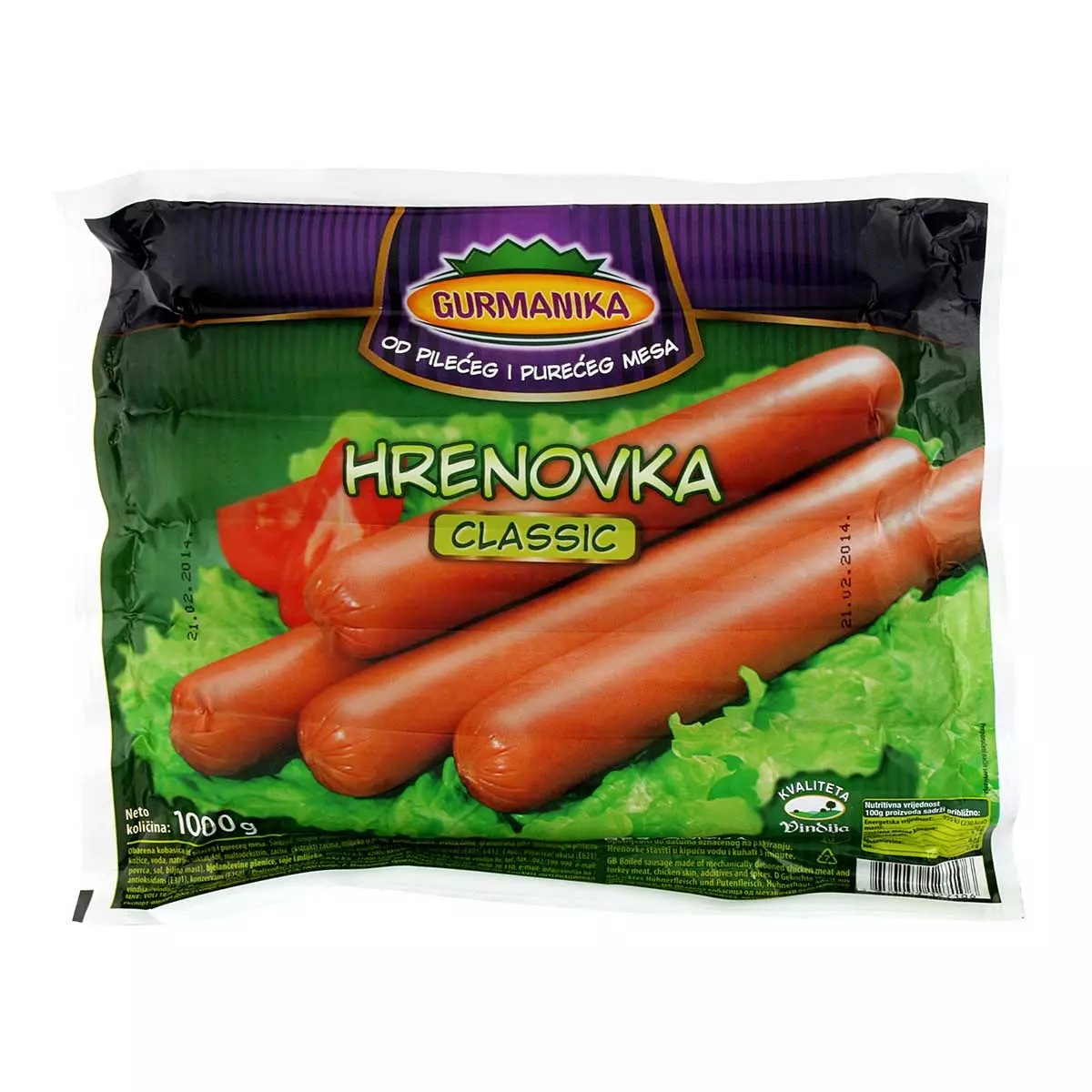 Vindija Gurmanika Hrenovke 100 g - Akcija u trgovini Ribola