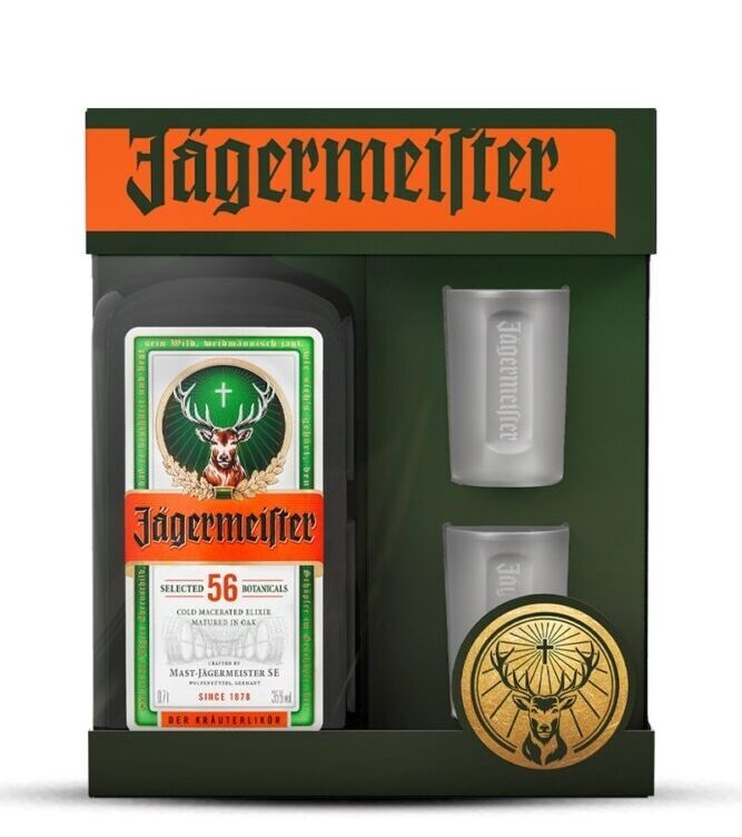 Jägermeister Biljni liker 0,7l + 2 čaše - Akcija u trgovini Plodine