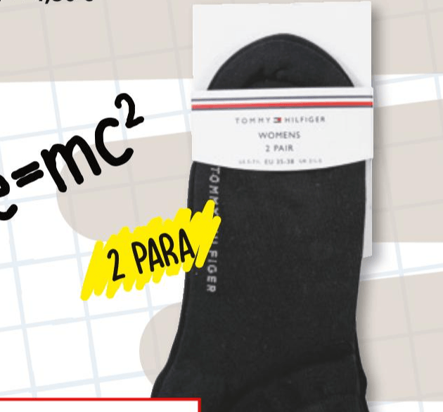 Stopalice Tommy Hilfiger 2 para - Akcija u trgovini Interspar