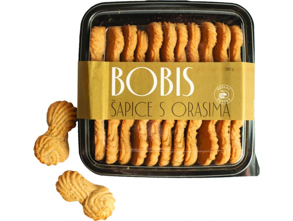 Bobis šapice s orasima 280 g Akcija u trgovini Tommy