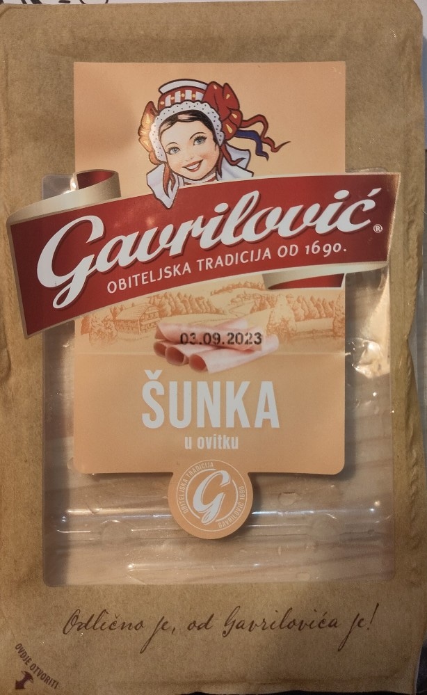 Šunka u ovitku narezak 100 g Gavrilović Akcija u trgovini KTC