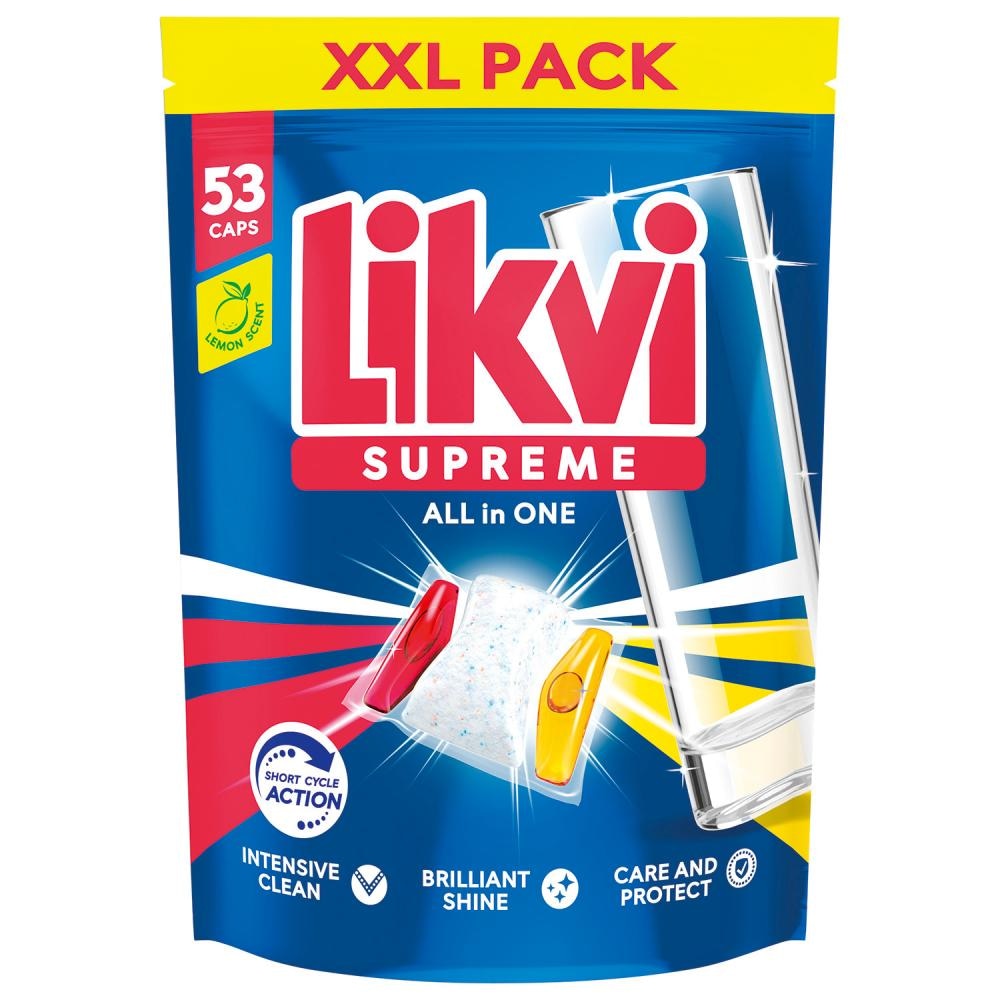 Likvi Tablete za strojno pranje posuđa 53 kom - Akcija u trgovini KTC