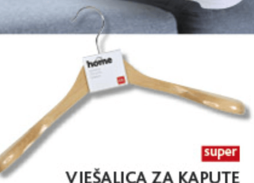 Home vješalica za kaput Akcija u trgovini Konzum