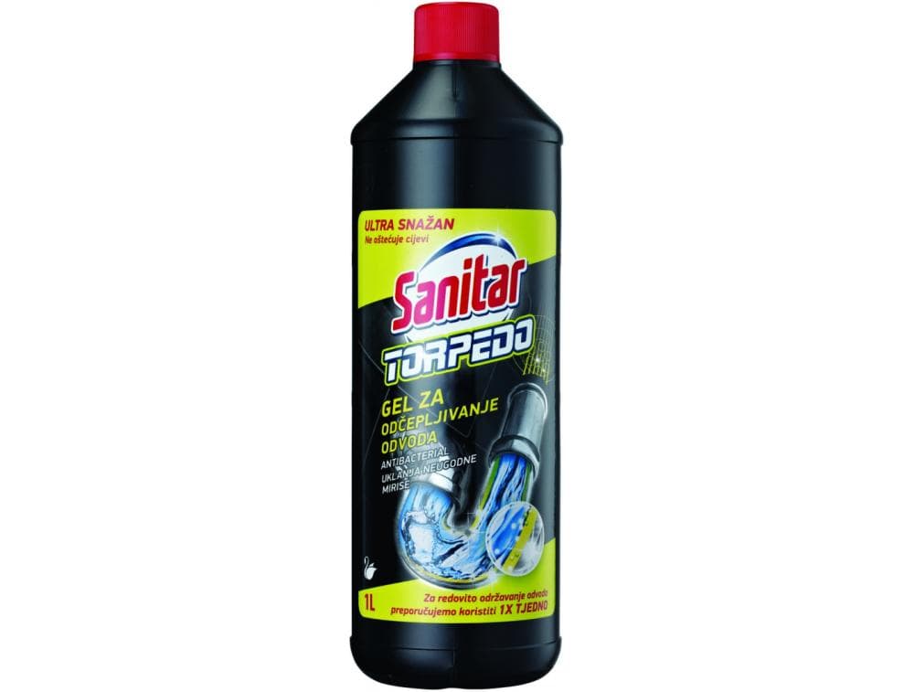 SANITAR Gel za odčepljivanje odvoda 1 L Akcija u trgovini Kaufland