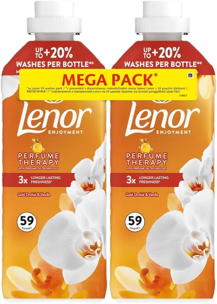 Lenor Omekšivač za rublje 2x987ml - Akcija u trgovini Konzum