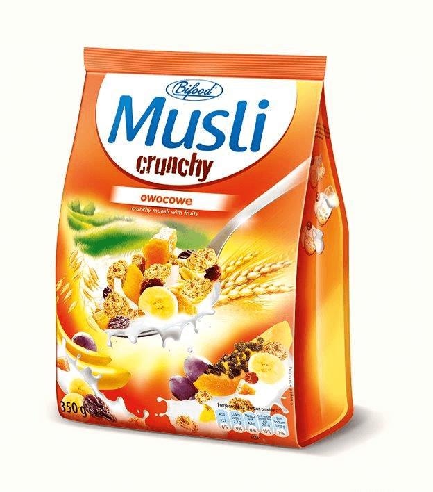 Musli Bifood Crunchy, Fruits 350 g - Akcija u trgovini Boso