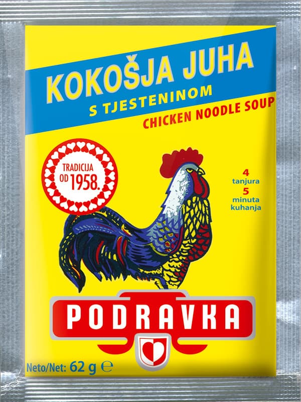 Podravka juhe s tjesteninom 65 g / 62 g Akcija u trgovini KTC