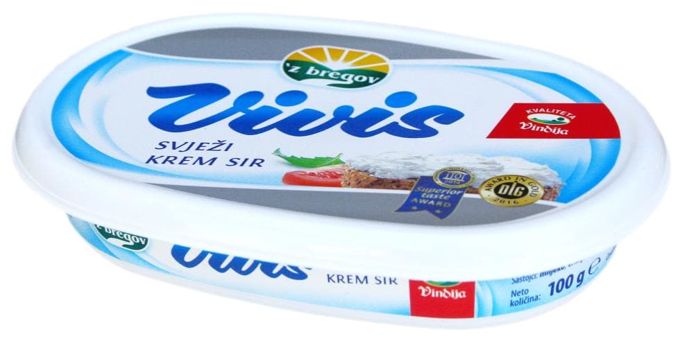 Svježi krem sir Vivis 100 g Akcija u trgovini Boso