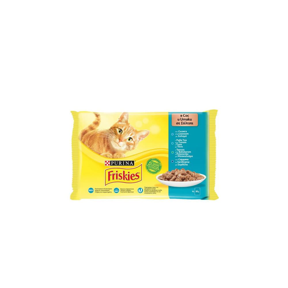 Hrana za mačke Friskies 4 x 85 g Akcija u trgovini Spar