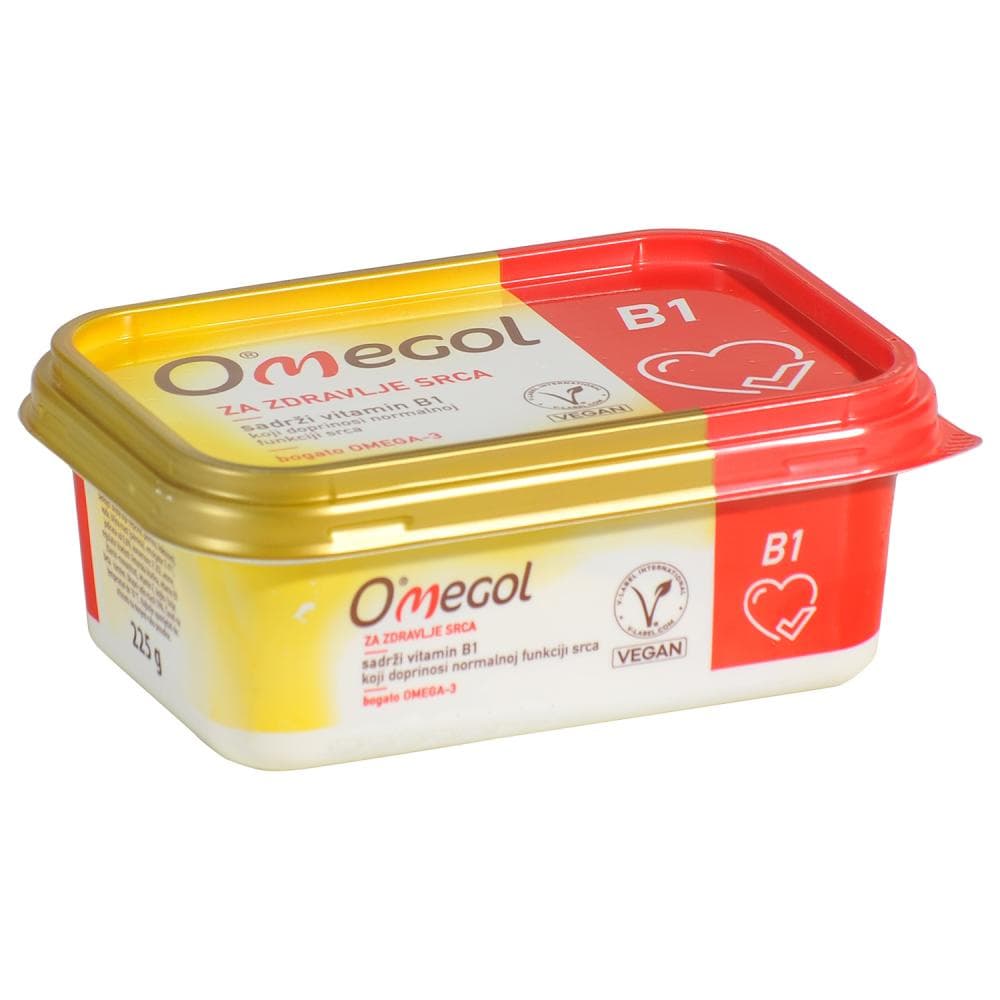 Omegol margarin B1 225 g Akcija u trgovini Boso