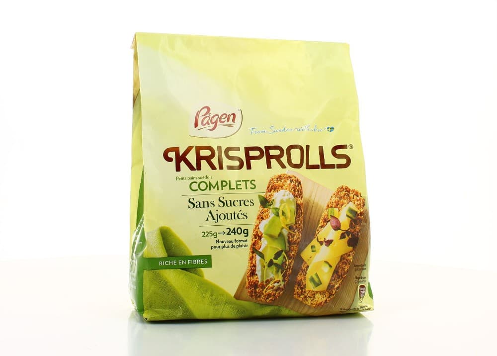 KRISPROLLS Dvopek od cijelog zrnja 240 g Akcija u trgovini Ribola