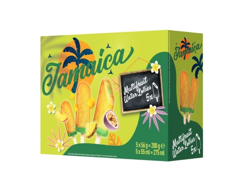 Jamaica Multifruit Water Lollies 5 x 55 ml Leone - Akcija u trgovini Stanić Diskont