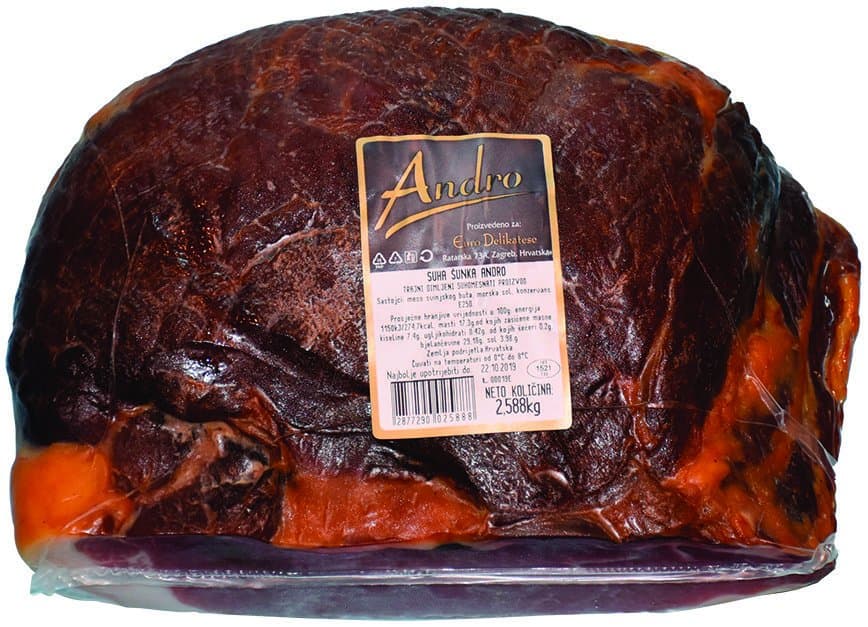 Suha šunka Andro 1 kg Akcija u trgovini Spar