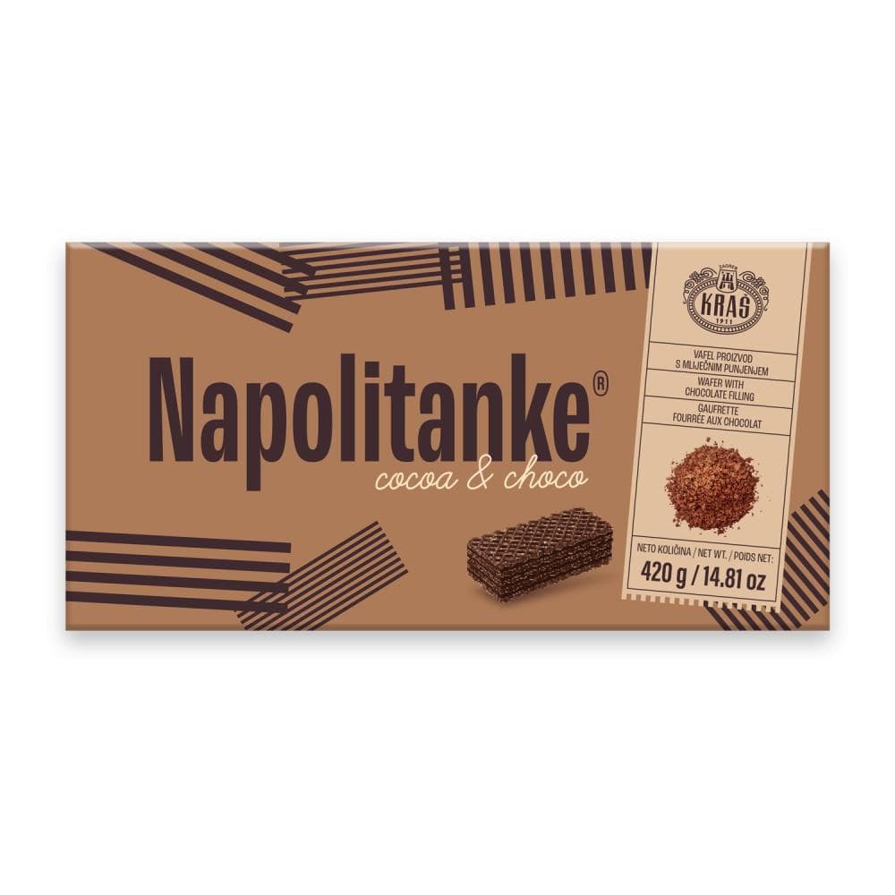 Kraš Napolitanke cocoa&choco 420g Akcija u trgovini Pivac