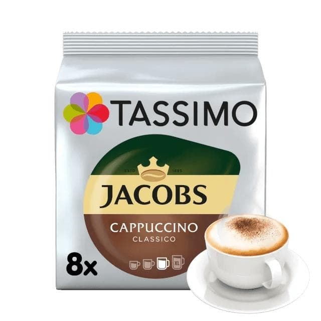 Tassimo Jacobs Cappuccino Classico kava 8 kom, 260 g Akcija u trgovini Mueller