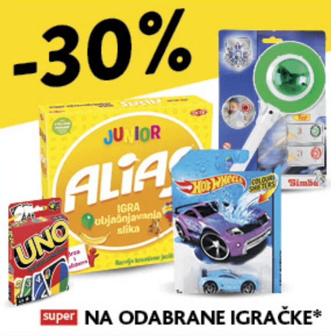 Odabrane igračke Akcija u trgovini Konzum