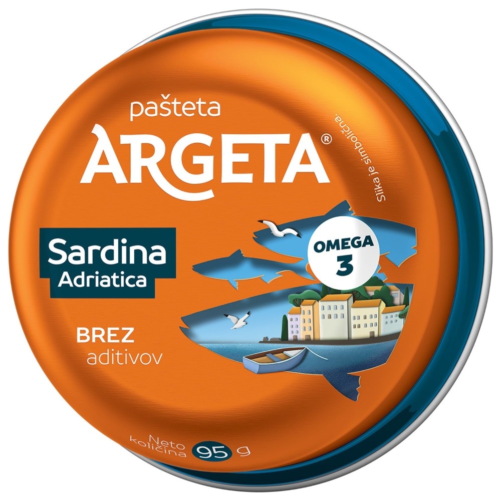 Argeta Sardina Adriatica pašteta 95 g Akcija u trgovini Vrutak
