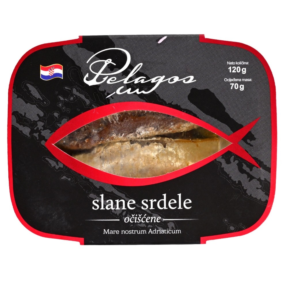 Pelagos slana srdela očišćena u suncokretovom ulju 120 g Akcija u trgovini Pivac