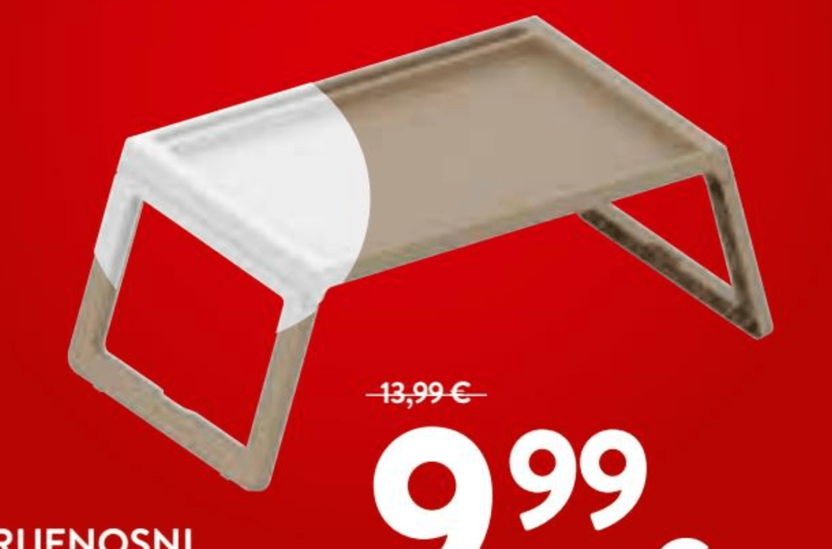 Prijenosni višenamjenski stol 1 kom - Akcija u trgovini Interspar