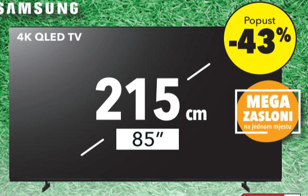 TV Samsung QE85Q6FAAUXXH 215 cm / 85" - Akcija u trgovini Harvey Norman
