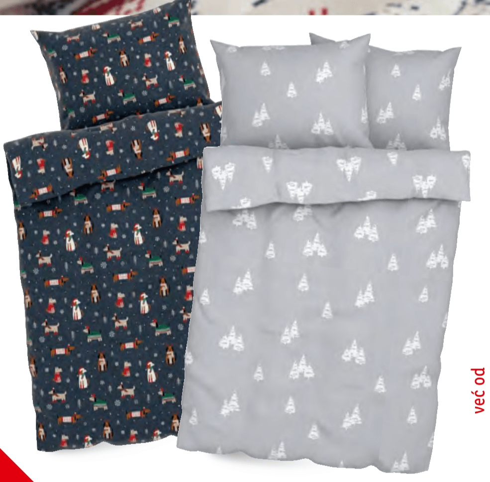 LIVARNO home Posteljina od flanela 1 jastučnica cca 60x80 cm i 1 navlaka za pokrivač cca 140x200 cm - Akcija u trgovini Lidl