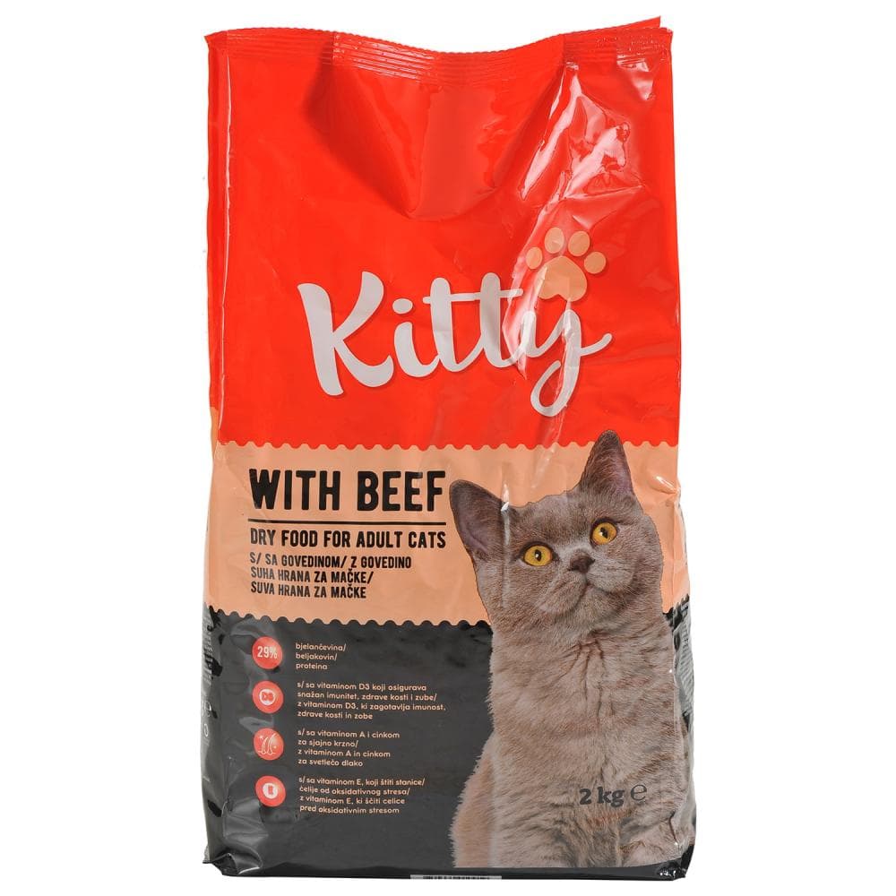Kitty hrana za mačke 2kg Akcija u trgovini Konzum