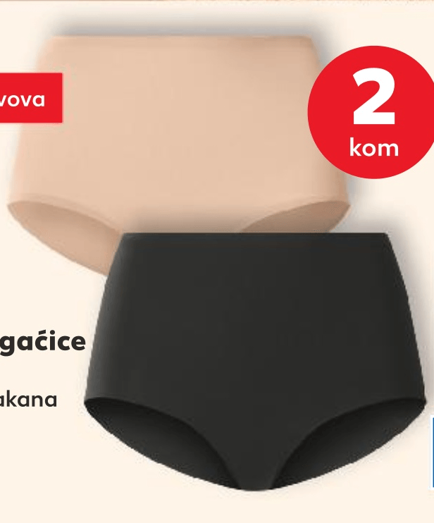 Esmara Ženske slip gaćice 2 kom - Akcija u trgovini Kaufland