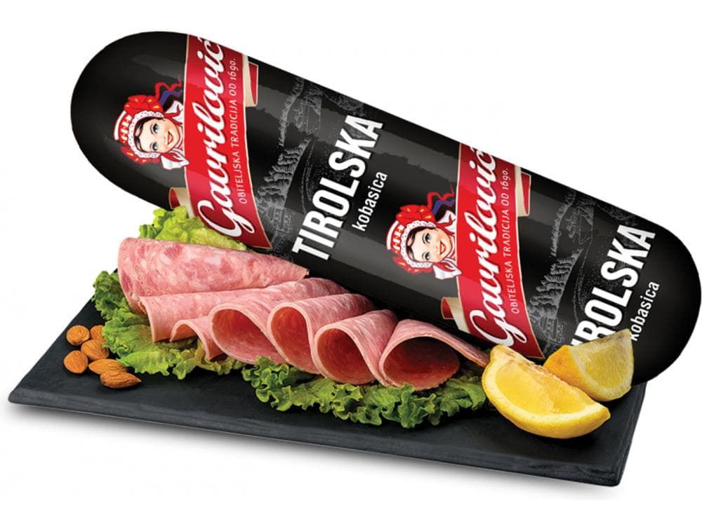 Gavrilović tirolska kobasica 1 kg Akcija u trgovini Spar