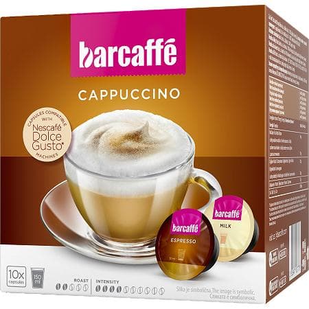 Barcaffe Kava u kapsulama ili cappuccino 55 - 160 g Akcija u trgovini Plodine