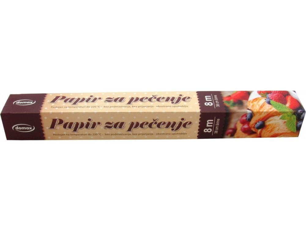 Domeo papir za pečenje 8 m, 38 cm, 1 kom Akcija u trgovini 365 Market