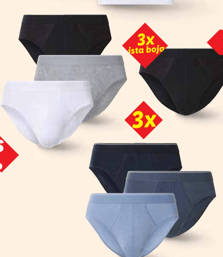 ESMARA MEN Muške gaće 3 kom - Akcija u trgovini Lidl