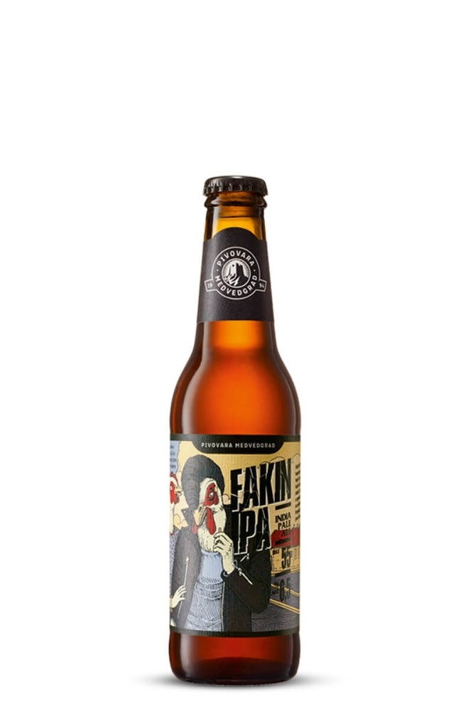 Fakin Ipa pivo svijetlo 7% alk. 330 ml Akcija u trgovini NTL