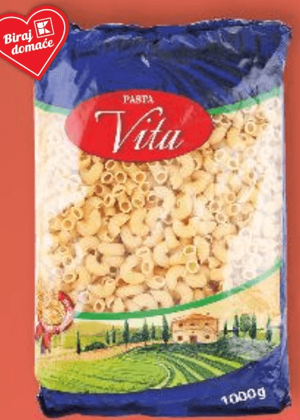 Vita Tjestenina 1 kg Akcija u trgovini Kaufland