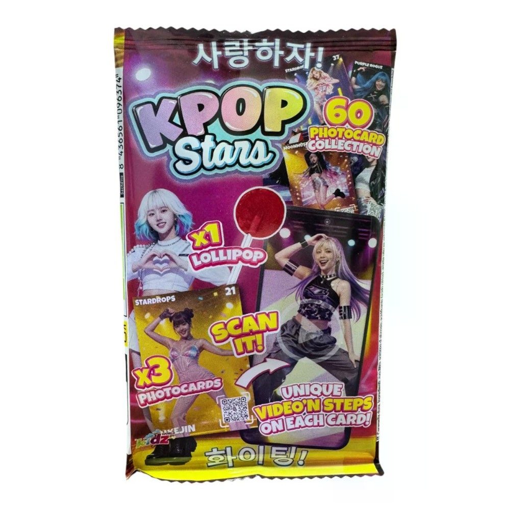 KPOP Stars Lizalica + Photocard 5.5 g - Akcija u trgovini Boso