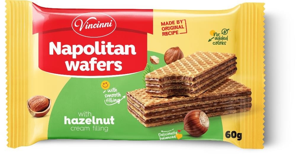 Vincinni Napolitanke lješnjak 300 g Akcija u trgovini Boso
