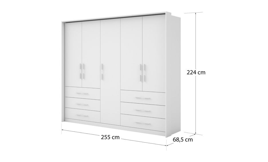 Civita Next ormar 5V 6L 257 x 68 x 224 cm Akcija u trgovini Prima