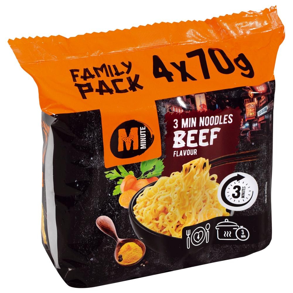 Minute Noodles 4x70g - Akcija u trgovini Konzum
