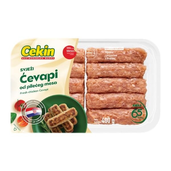Pljeskavice, ćevapčići 400 g Cekin - Akcija u trgovini Bakmaz