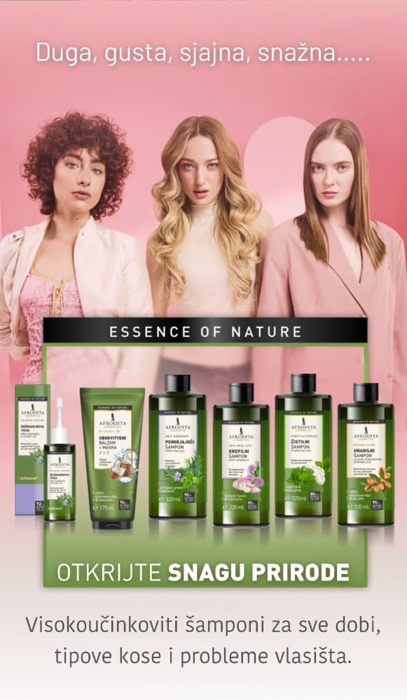 Afrodita Essence of Nature proizvodi za njegu kose Akcija u trgovini Mueller