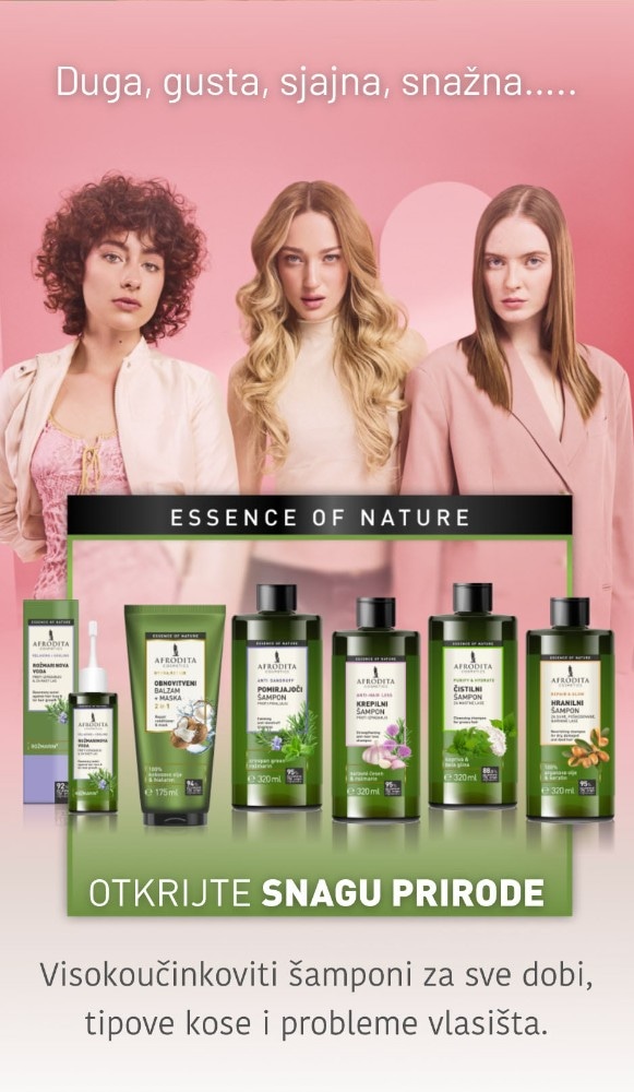 Afrodita Essence of Nature proizvodi za njegu kose Akcija u trgovini Mueller